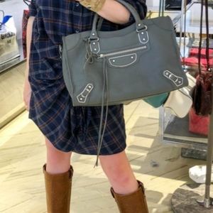 Balenciaga city edge grey with silver